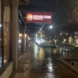 Exterior outside entrance of Dough Zone Dumpling House - Downtown Bellevue - Bellevue, Washington Exterior outside entrance of Dough Zone Dumpling House - Downtown Bellevue - Bellevue, Washington