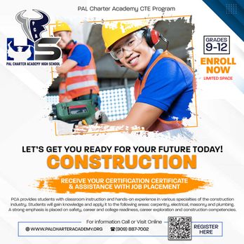 PAL Charter Academy - Construction classes - Middle Schools & High Schools Near Me - San Bernardino, California PAL Charter Academy - Construction classes - Middle Schools & High Schools Near Me - San Bernardino, California