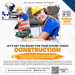PAL Charter Academy - Construction classes