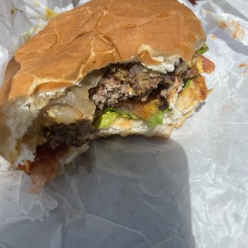 Virginia BBQ - Cheeseburger all the way with grilled onions. Hey I was starving at this point. Lucky I even got a photo of it - Burgers Near Me - Charlottesville, Virginia Virginia BBQ - Cheeseburger all the way with grilled onions. Hey I was starving at this point. Lucky I even got a photo of it - Burgers Near Me - Charlottesville, Virginia