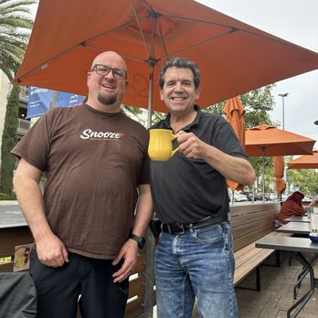 Snooze, an A.M. Eatery - Congratulations to Greg on your wedding. Thank you for your unexpected and thoughtful gesture to me. - Breakfast & Brunch Near Me - Huntington Beach, California