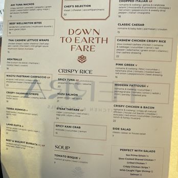 Terra Kitchen & Cocktails - Menu - New American Near Me - Birmingham, Michigan Terra Kitchen & Cocktails - Menu - New American Near Me - Birmingham, Michigan