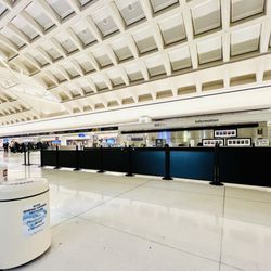 Ontario International Airport - Waiting for our bags at the baggage claim.