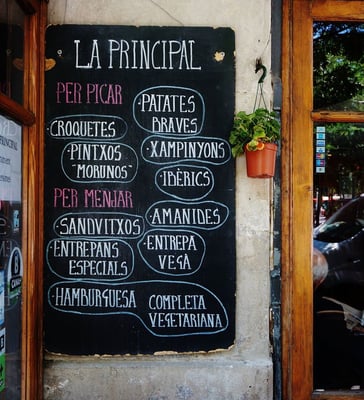 Menu photo 2 La Principal Barcelona, B Menu photo 2 La Principal Barcelona, B