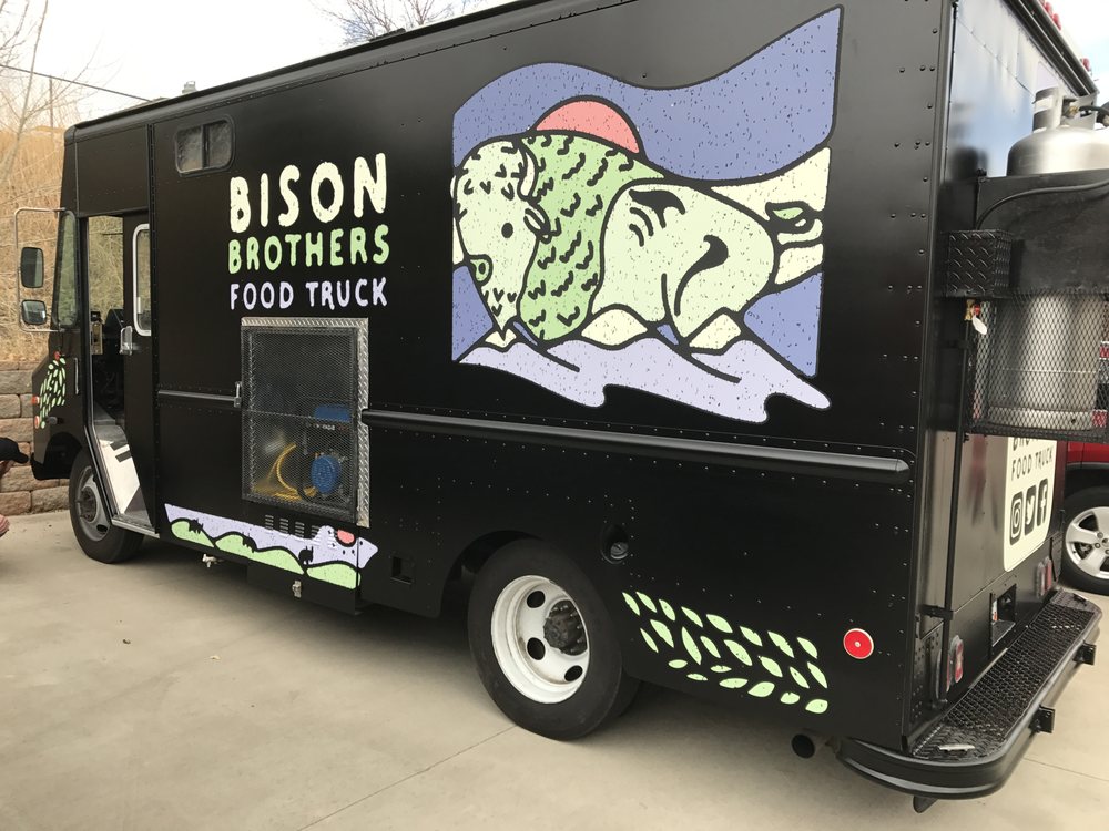 Bison Brothers Food Truck Logo