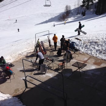 Sun Lodge - a group of skiers and snowboarders - New American Near Me - Park City, Utah Sun Lodge - a group of skiers and snowboarders - New American Near Me - Park City, Utah