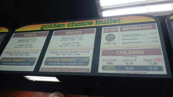 Menu photo 6 Golden Corral Buffet & Grill Downey, CA