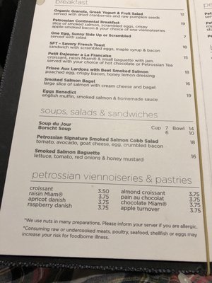 Menu photo 3 Petrossian Caviar NYC New York, NY