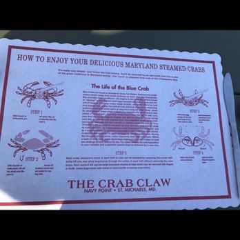 The Crab Claw - Seafood Near Me - St. Michaels, Maryland The Crab Claw - Seafood Near Me - St. Michaels, Maryland