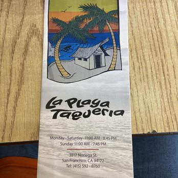 La Playa Taqueria - Menu to go - Mexican Near Me - San Francisco, California La Playa Taqueria - Menu to go - Mexican Near Me - San Francisco, California