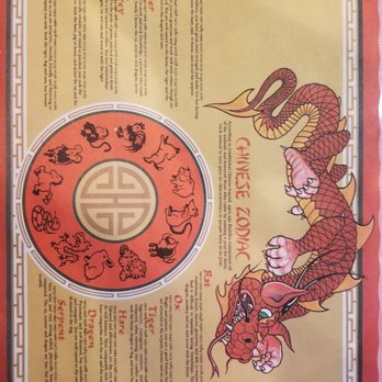 Oriental Sizzling - a dragon and a chinese menu - Chinese Near Me - Tecumseh, Michigan