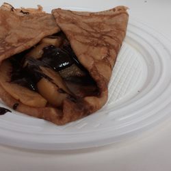 Un, dos, crêpes - Peras y chocolate.