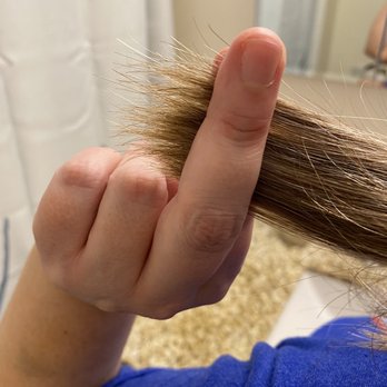 Head Space Salon - Brittany of Headspace. Before getting it fixed. - Hair Salons Near Me - Wexford, Pennsylvania
