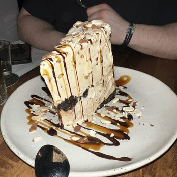 Moxies - Mile High Mocha Pie - New American Near Me - Boston, Massachusetts Moxies - Mile High Mocha Pie - New American Near Me - Boston, Massachusetts