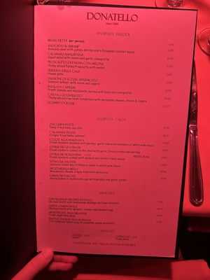 Menu photo 4 Donatello Restaurant Tampa, FL Menu photo 4 Donatello Restaurant Tampa, FL