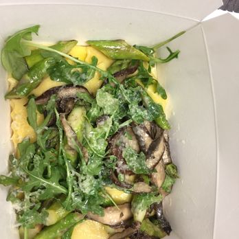 Mother - Ravioli of the day- herb with mushrooms and asparagus - Vegetarian Near Me - Sacramento, California
