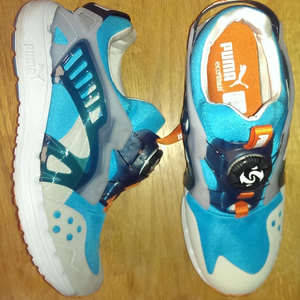 PUMA - $130 - 75% = $32.50 for Puma's No Shoelaces to tie DIAL Tightens String System Shoe. How awesome is this concept and design? - Shoe Stores Near Me - Cabazon, California