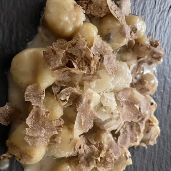 Lucciola Italian Restaurant - Gnocchi with white Alba truffles - Italian Near Me - New York, New York Lucciola Italian Restaurant - Gnocchi with white Alba truffles - Italian Near Me - New York, New York