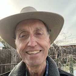 Larsen Wellness - Glen Larsen close up in backyard