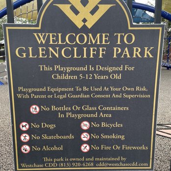 Glencliff Park - Glencliff Park & Kids Playground sign, for kids 5-12, Westchase, Tampa - Parks Near Me - Westchase, Florida Glencliff Park - Glencliff Park & Kids Playground sign, for kids 5-12, Westchase, Tampa - Parks Near Me - Westchase, Florida