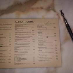 Cais da Pedra - La carte  en août 2014.