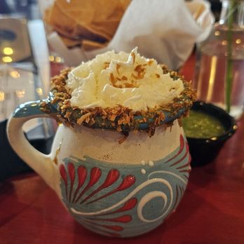 Frida’s Kitchen & Bar - Coconut cocoa drink. - Mexican Near Me - Bryan, Texas Frida’s Kitchen & Bar - Coconut cocoa drink. - Mexican Near Me - Bryan, Texas