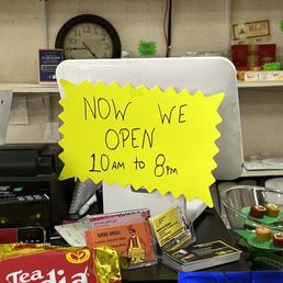 Updated hours