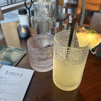Salted Rim Bar & Kitchen - Lychee pineapple mocktail - Cocktail Bars Near Me - University Place, Washington Salted Rim Bar & Kitchen - Lychee pineapple mocktail - Cocktail Bars Near Me - University Place, Washington