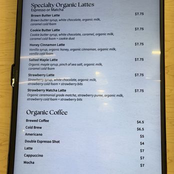Bright Side Cafe - 6/2026- menu2 - Coffee & Tea Near Me - Scottsdale, Arizona