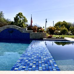 Aqua Pool Service & Repair - Shimmering Blue Tiles
