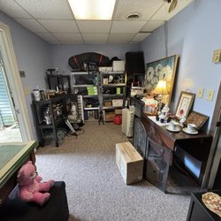 Rescue Me Thrift Shop - Back room with men's stuff, tools, etc. Come on in! We have something for everybody!