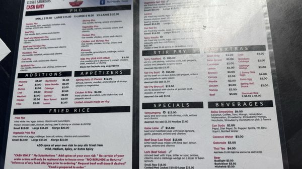 Menu photo 1 Lao Kitchen Noodle House Visalia, CA Menu photo 1 Lao Kitchen Noodle House Visalia, CA