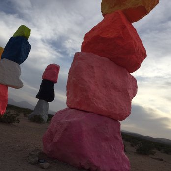 Seven Magic Mountains - Public Art Near Me - Las Vegas, Nevada