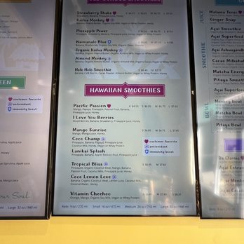 Lanikai Juice - Menu - Juice Bars & Smoothies Near Me - Kapolei, Hawaii Lanikai Juice - Menu - Juice Bars & Smoothies Near Me - Kapolei, Hawaii