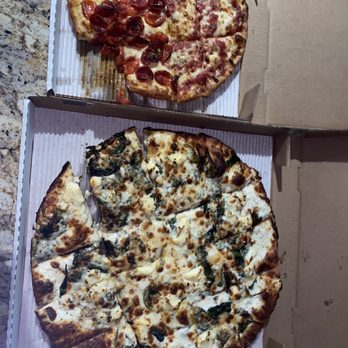 Ohio Pie Co. - Half cheese half pep & b aka white za - Pizza Near Me - Brunswick, Ohio Ohio Pie Co. - Half cheese half pep & b aka white za - Pizza Near Me - Brunswick, Ohio