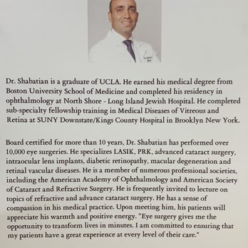 Babak Shabatian, MD - Ophthalmologists Near Me - Lancaster, California