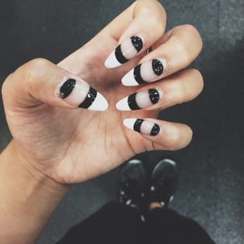 Camellia Nail Spa - coffin acrylics done by Angela - Nail Salons Near Me - Vancouver, British Columbia