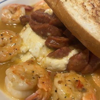 Ragin' Cajun - Shrimp and grits .... Very flavorful - Bars Near Me - Houston, Texas Ragin' Cajun - Shrimp and grits .... Very flavorful - Bars Near Me - Houston, Texas