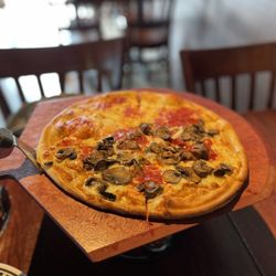 Anthony's Coal Fired Pizza & Wings - Half mushroom half cheese