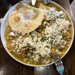 Salsa Verde Enchiladas