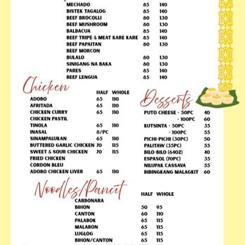 Pinas Asian Store - Party Tray / Catering menu #1 - Grocery Near Me - Conroe, Texas