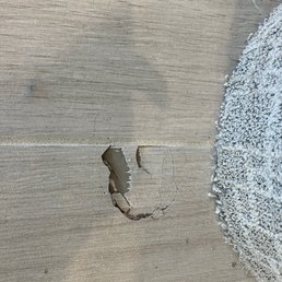 Damage from the move