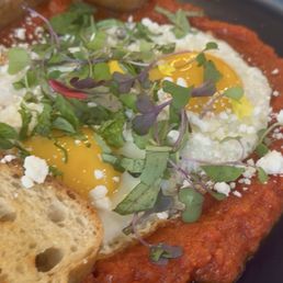 Shakshuka with chicken sausage