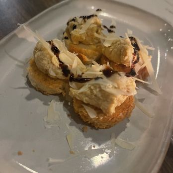 Mimo - chick pea crostini - Italian Near Me - Houston, Texas