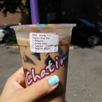 Chatime - Ceylon milk tea with grass jelly - Coffee & Tea Near Me - Burnaby, British Columbia Chatime - Ceylon milk tea with grass jelly - Coffee & Tea Near Me - Burnaby, British Columbia