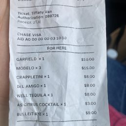I always keep my receipts and so glad I did yet they still claim I had two tabs open. I always keep my receipts and so glad I did yet they still claim I had two tabs open.