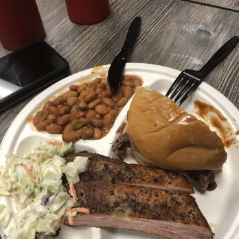 Big John's Texas BBQ - Pork ribs and beef brisket combo plate - Barbeque Near Me - Page, Arizona Big John's Texas BBQ - Pork ribs and beef brisket combo plate - Barbeque Near Me - Page, Arizona