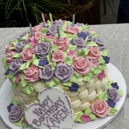 Flower Basket Cake Flower Basket Cake
