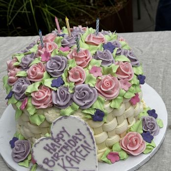 Hansen's Cakes - Flower Basket Cake - Cupcakes Near Me - Los Angeles, California Hansen's Cakes - Flower Basket Cake - Cupcakes Near Me - Los Angeles, California