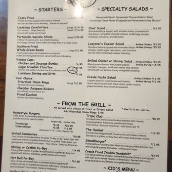 Lasyone's Meat Pie Restaurant - Menu. - New American Near Me - Natchitoches, Louisiana Lasyone's Meat Pie Restaurant - Menu. - New American Near Me - Natchitoches, Louisiana
